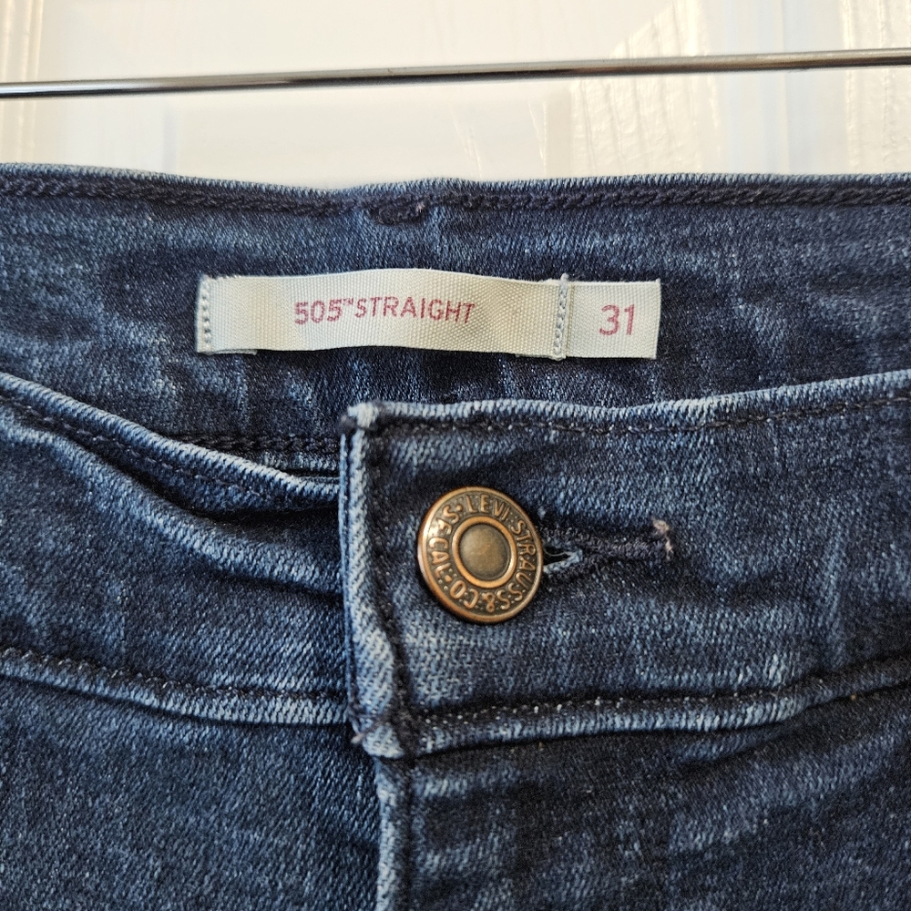 📌3for$10 Levi's 505 31x32 Straight Leg Jeans - Picture 10 of 11